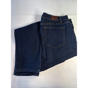 Lauren Jeans Co Ralph Lauren Jeans‎ Womens 14W Modern Skinny Denim Pants Dark